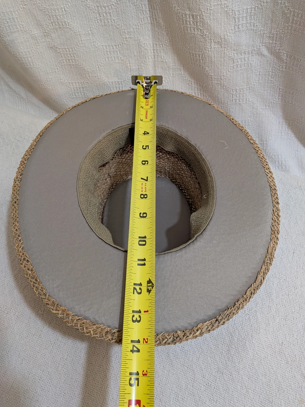 Straw Rancher Hat with Crimson Band and Alabama 'A' Logo
